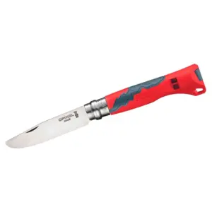 Opinel No 07 Outdoor Whistle Junior Zakmes Rood