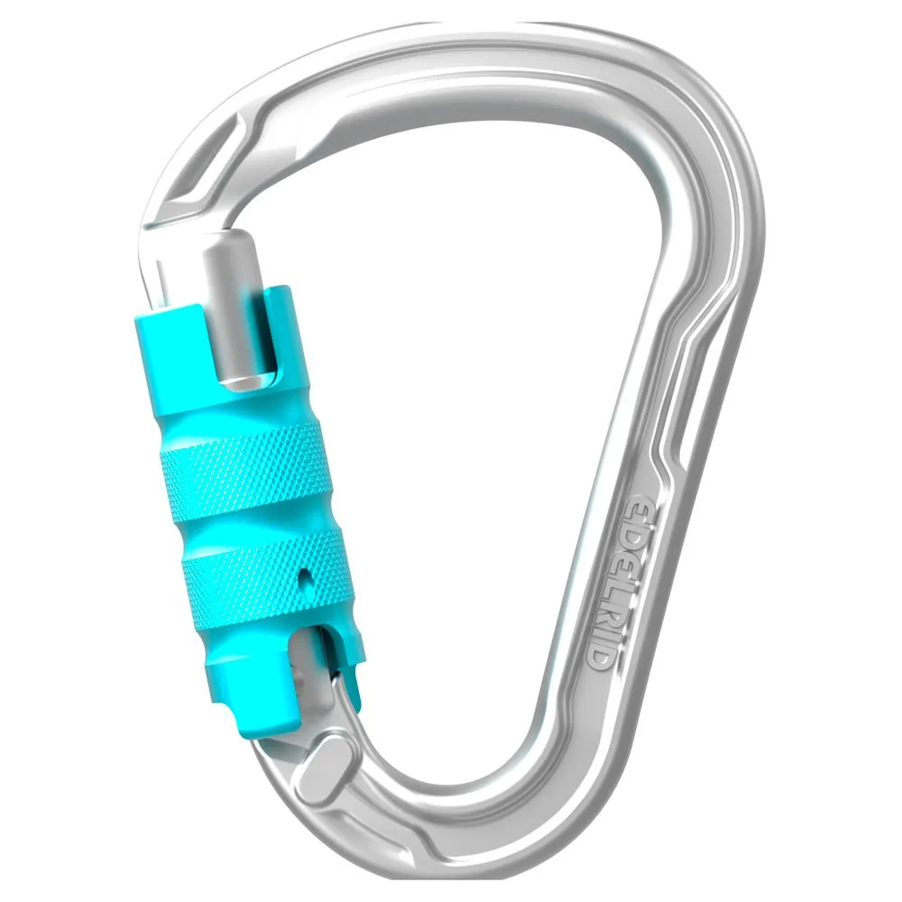 Edelrid Hms Strike Triple Karabijnhaak Zilver