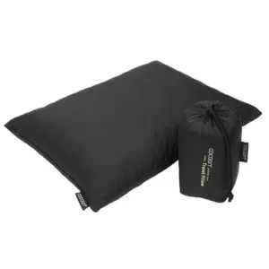 Cocoon Down Travel Kussen Zwart