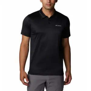Columbia Hike™ Korte Mouw Poloshirt Zwart
