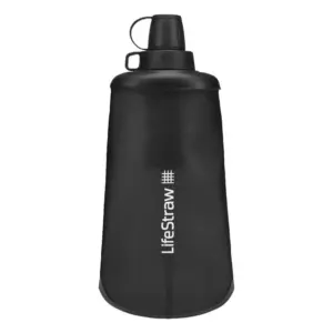 Lifestraw Peak Series 650ml Collapsible Waterfilterfles Grijs