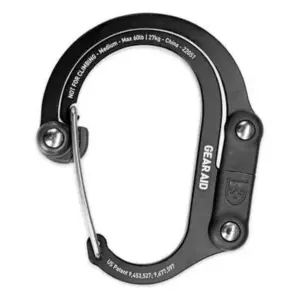 Gear Aid Heroclip® Medium Clip Karabijnhaak Zwart