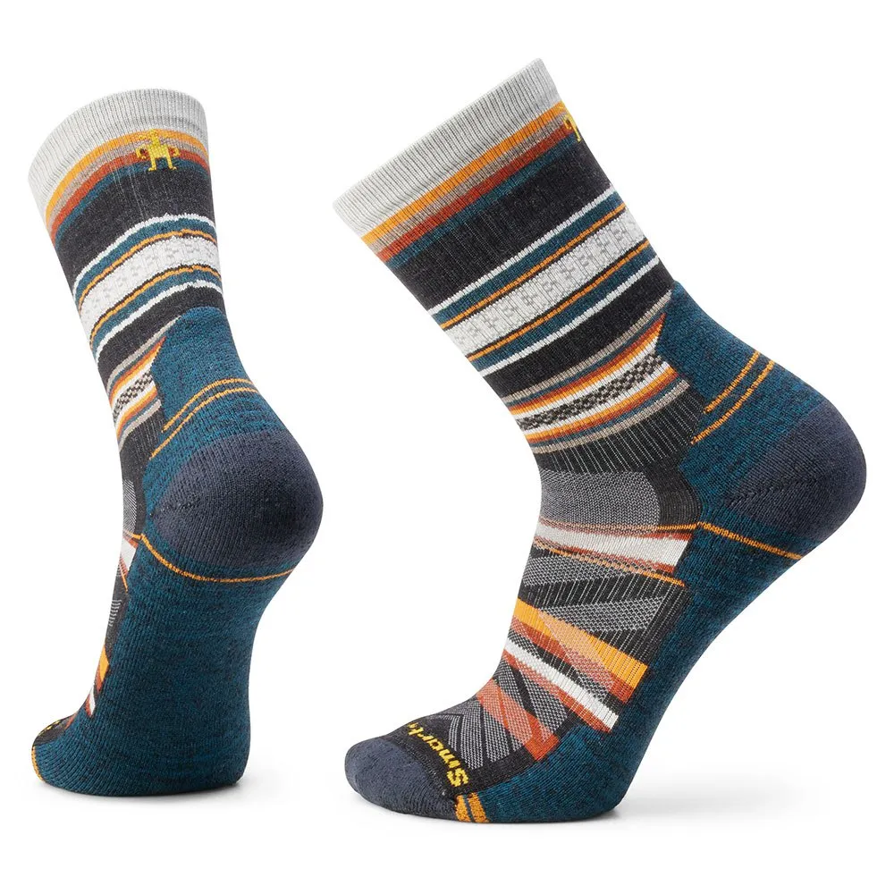 Smartwool Hike Light Cushion Panorama Crewsokken Zwart