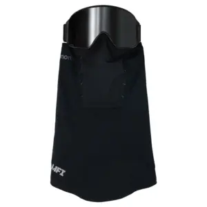 Anon Mfi Paneled Nekwarmer Zwart