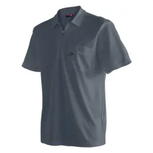 Maier Sports Arwin 2.0 Korte Mouw Poloshirt Zilver