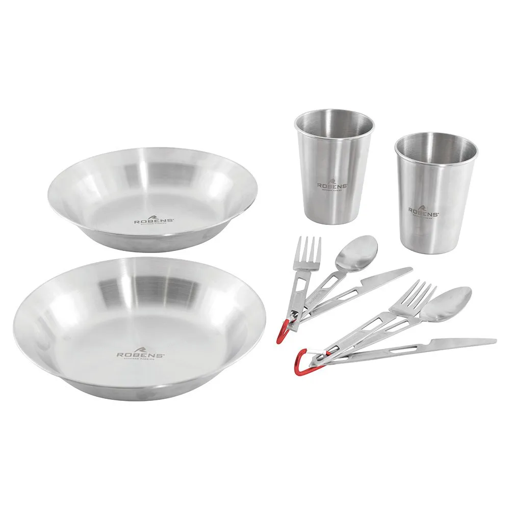 Robens Sierra Steel Serviesset Zilver