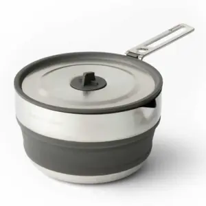Sea To Summit Roestvrij Staal Opvouwbare Reispan 1.8l Zilver