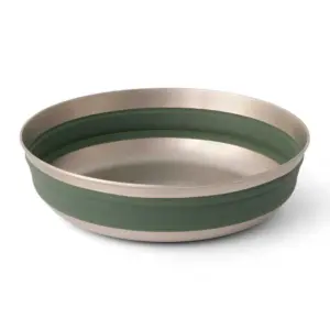 Sea To Summit Detour L Stainless Steel Opvouwbare Kom Groen