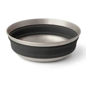 Sea To Summit Detour M Stainless Steel Opvouwbare Kom Zwart