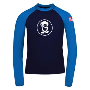 Trollkids Kvalvika T-shirt Met Lange Mouwen Marineblauw