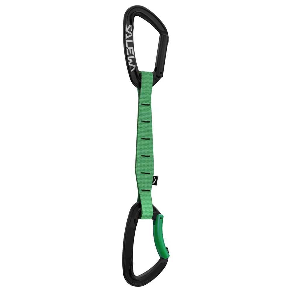 Salewa Ortles Straight/bent 170 Quickdraw Zwart