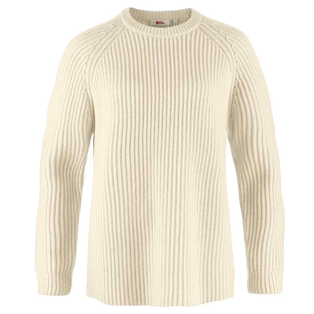 Fjällräven Övik Rib Trui Wit