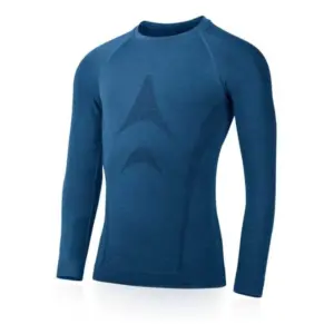 Lasting Wolf 5160 T-shirt Met Lange Mouwen Blauw