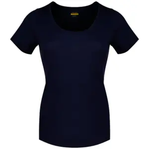 Icebreaker Merino 150 Siren Sweetheart Korte Mouwen Basislaag Marineblauw