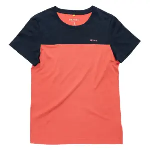 Devold Of Norway Classic Linear T-shirt Met Korte Mouwen Koraal