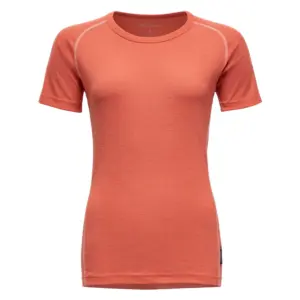 Devold Of Norway Lauparen Merino 190 Korte Mouwen Basislaag Roze