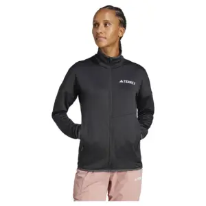 Adidas Terrex Xperior Climawarm Light Fleece Met Volledige Rits Zwart