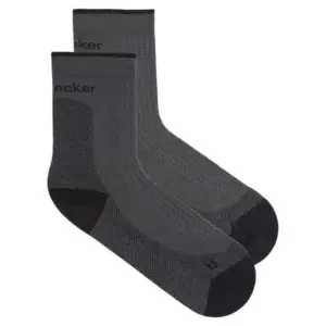 Icebreaker Merino Hike+ Ultralight Quarter Sokken Zwart