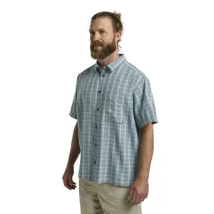 Jack Wolfskin Meseta Overhemd Met Korte Mouwen Marineblauw