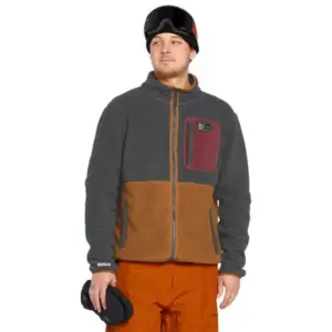 Volcom G4852501 Sweatshirt Met Rits Zwart