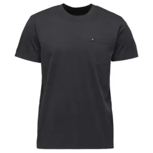 Diamond Diamond Patch Pocket T-shirt Met Korte Mouwen Zwart
