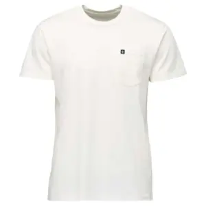 Diamond Diamond Patch Pocket T-shirt Met Korte Mouwen Creme