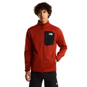 The North Face Crest Fleece Met Volledige Rits Zwart