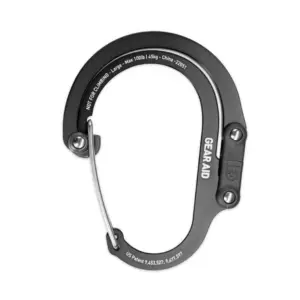 Gear Aid Heroclip Karabijnhaak Zwart
