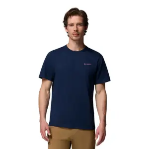 Columbia Csc™ Outdoor Back Graphic T-shirt Met Korte Mouwen Marineblauw