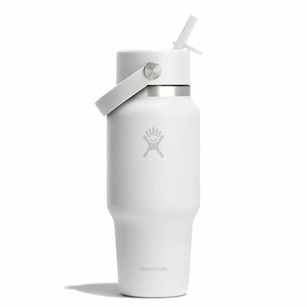 Hydro Flask Wide Flex Straw Travel- Flessendop Wit