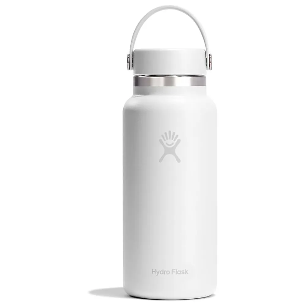 Hydro Flask Wide Flex- Flessendop Wit