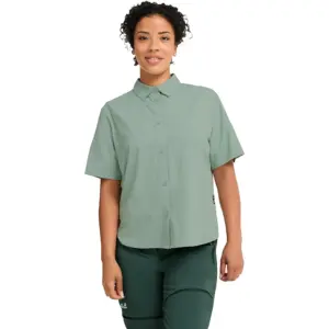 Jack Wolfskin Sierra Canyon Overhemd Met Korte Mouwen Groen