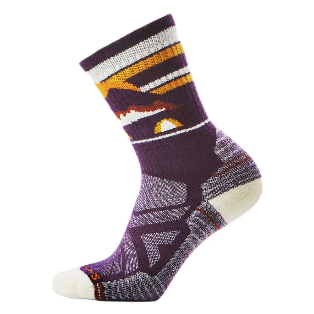Smartwool Hike Light Cushion Mountain Moon Crewsokken Paars