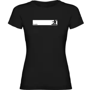 Kruskis Snowboarding Frame T-shirt Met Korte Mouwen Zwart