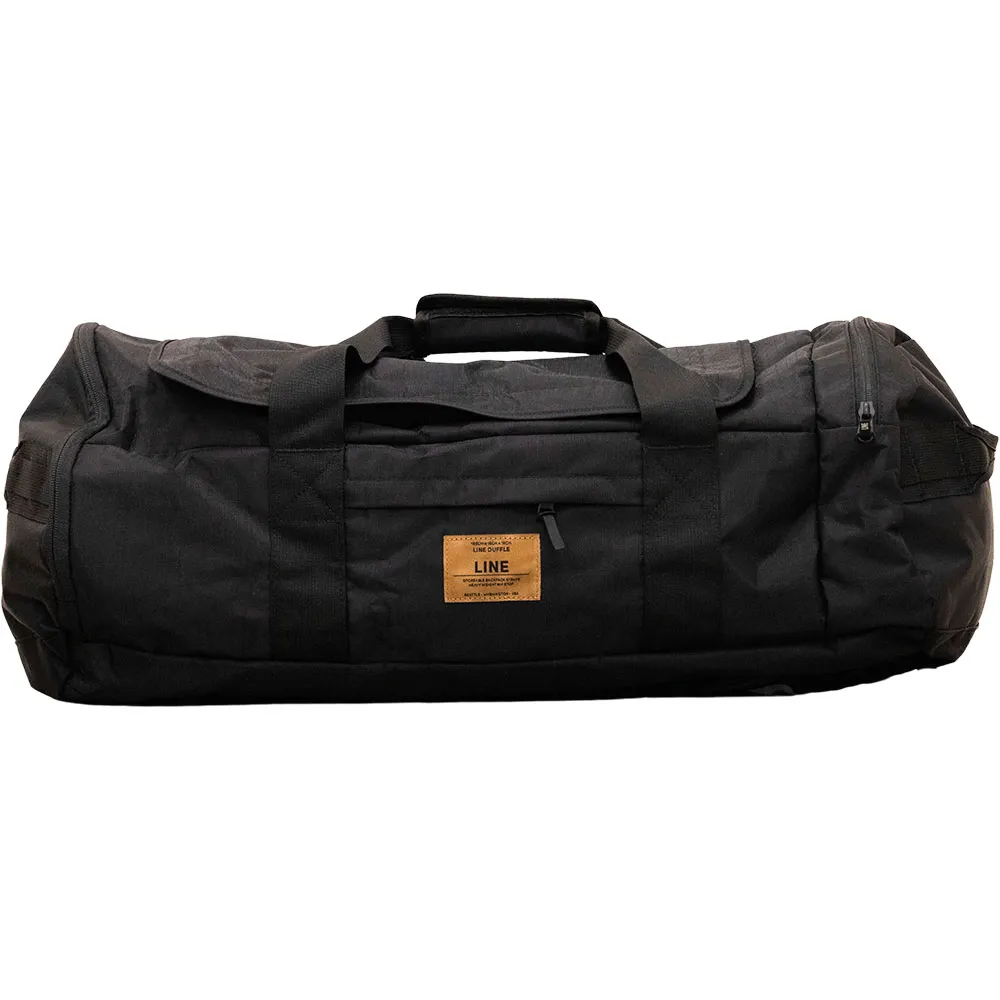 Line Pull Up Duffle Tas Zwart
