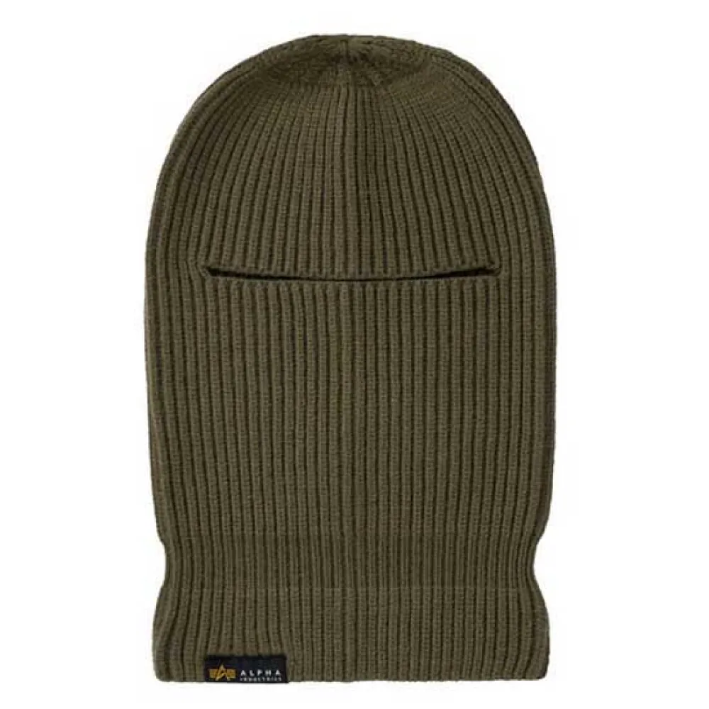Alpha Industries Label Bivakmuts Olijf