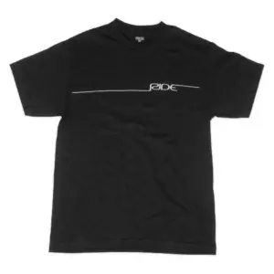 Ride Zero Logo T-shirt Met Korte Mouwen Zwart