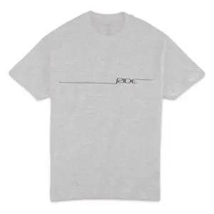 Ride Zero Logo T-shirt Met Korte Mouwen Grijs