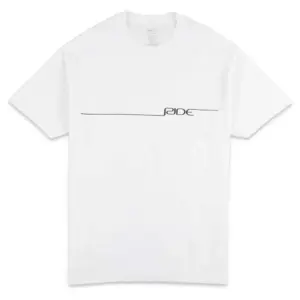 Ride Zero Logo T-shirt Met Korte Mouwen Wit