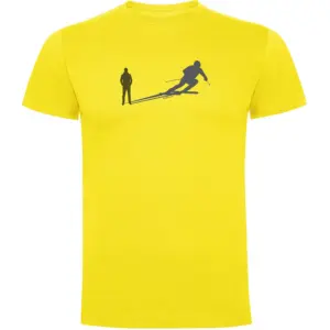 Kruskis Ski Shadow T-shirt Met Korte Mouwen Geel
