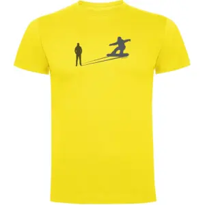 Kruskis Snowboarding Shadow T-shirt Met Korte Mouwen Geel