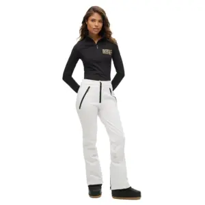 Superdry Logo Baselayer Sweatshirt Met Halve Rits Zwart
