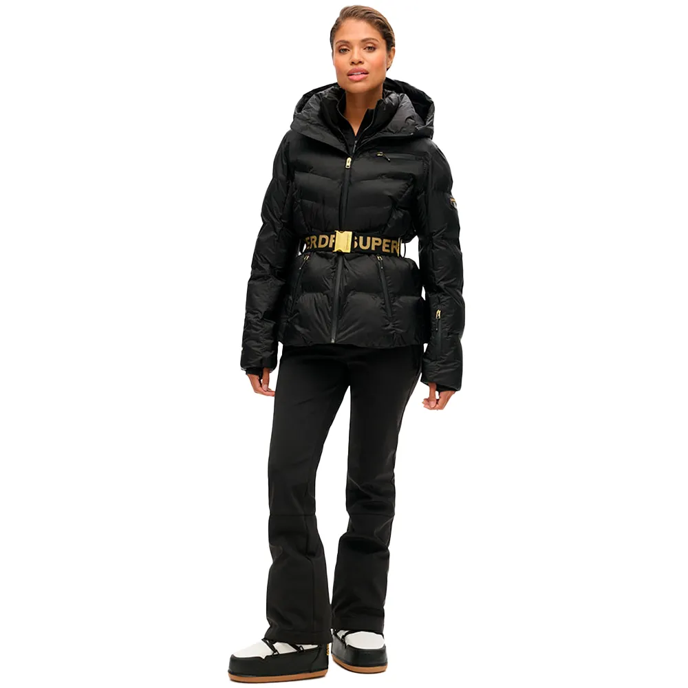 Superdry Luxe Jas Zwart