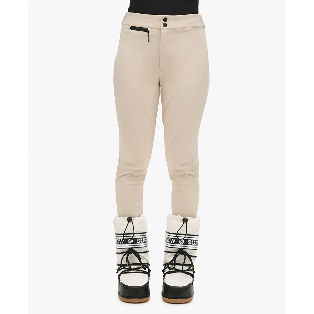 Superdry Luxe Snow Pant Broek Grijs