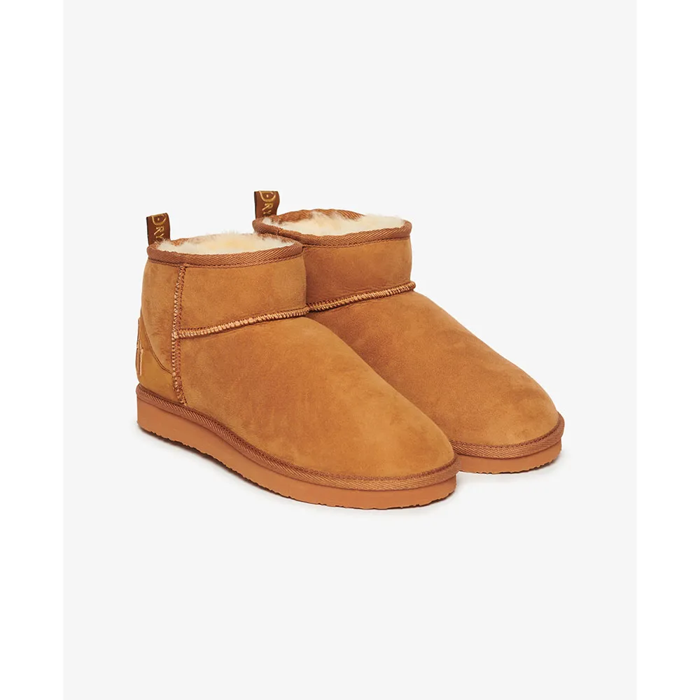 Superdry Suede Sherpa Mini Sneeuwlaarzen Tan