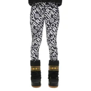 Superdry Ws110174a Leggings Zwart