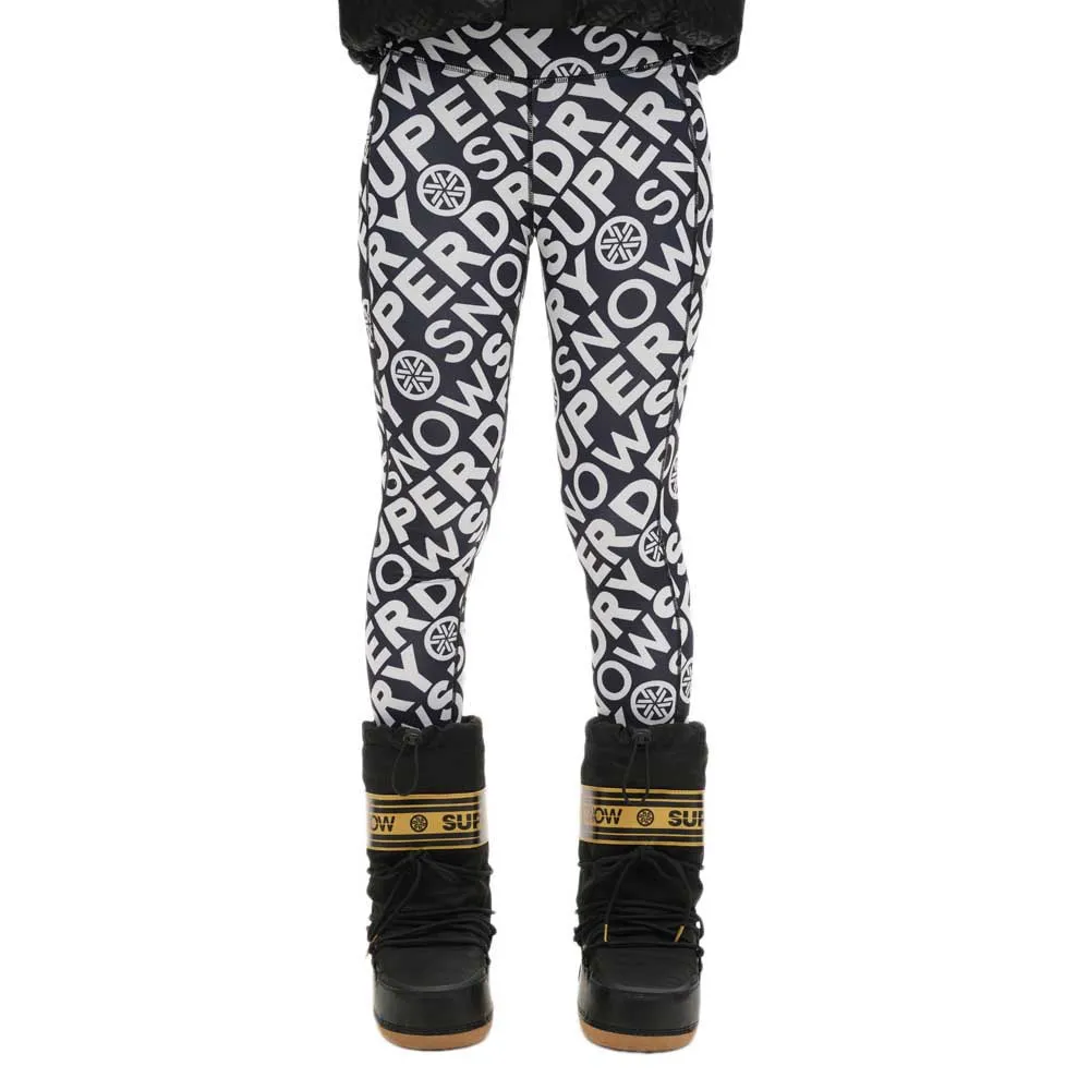 Superdry Ws110174a Leggings Zwart