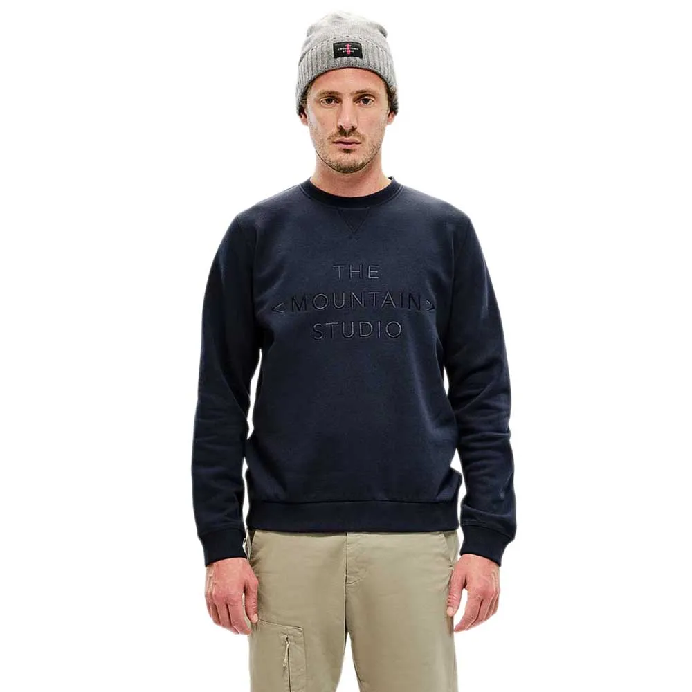 The Mountain Studio Organic Cotton Original Tms Crew Sweatshirt Eclipse
