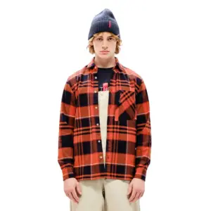The Mountain Studio Overshirt Overhemd Met Lange Mouwen Eclipse / Rooibos