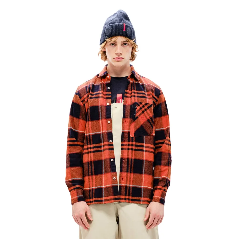 The Mountain Studio Overshirt Overhemd Met Lange Mouwen Eclipse / Rooibos